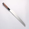 Sakai Takayuki Ginryu Honyaki Swedish Steel Mirrored Finish Sakimaru Yanagiba  300mm Wenge with Double Water Buffalo Ring Handle with Sheath