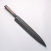 Sakai Takayuki Ginryu Honyaki Swedish Steel Mirrored Finish Yanagiba  300mm Wenge with Double Water Buffalo Ring Handle with Sheath