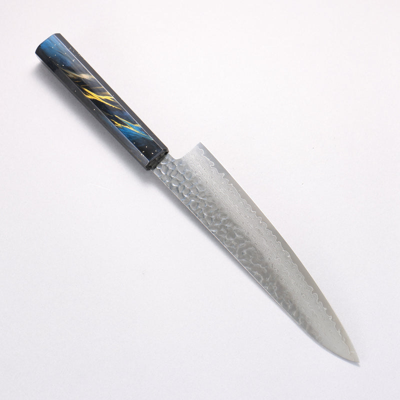 Sakai Takayuki VG10 33 Layer Damascus Gyuto 210mm Live oak Lacquered (Saiu) Handle - Japannywholesale