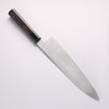 Jikko Honyaki White Steel No.3 Kasumitogi Gyuto 240mm Ebony Wood Handle - Japannywholesale