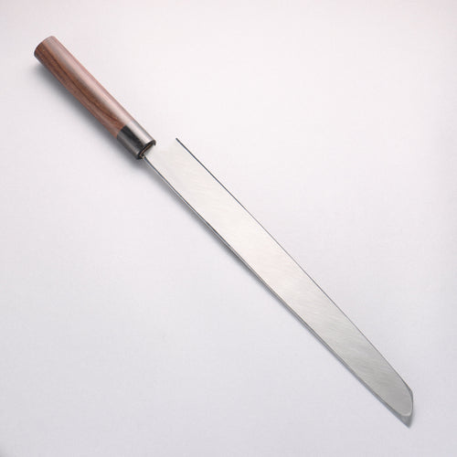 Jikko White Steel No.2 Sakimaru Yanagiba 330mm Shitan Handle - Japannywholesale