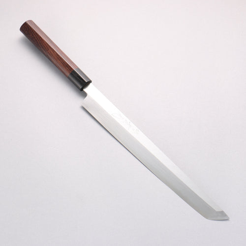 Jikko White Steel No.2 Sakimaru Yanagiba 270mm Shitan Handle - Japannywholesale