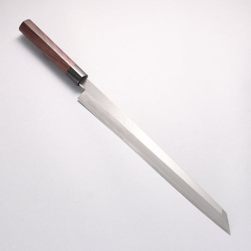 Jikko Silver Steel No.3 Kiritsuke Yanagiba 330mm Shitan Handle - Japannywholesale