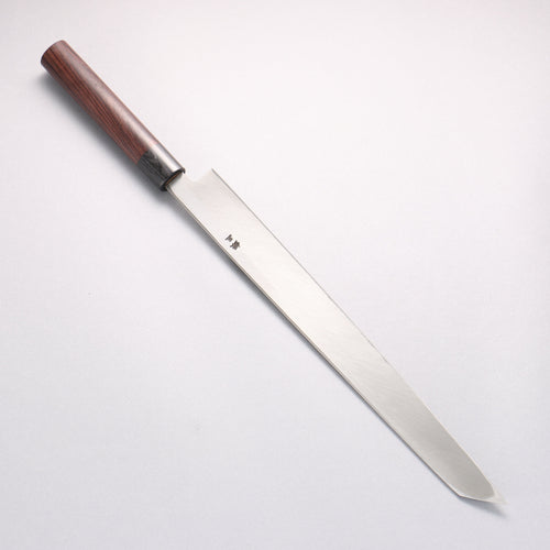 Jikko Silver Steel No.3 Kiritsuke Yanagiba 330mm Shitan Handle - Japannywholesale