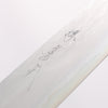 Jikko Blue Steel Damascus Kiritsuke Sujihiki 300mm Ebony with Double Ring Handle - Japannywholesale