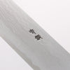 Jikko Blue Steel Damascus Kiritsuke Sujihiki 300mm Ebony with Double Ring Handle - Japannywholesale