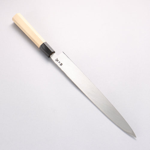 Sakai Takayuki Chef Series Silver Steel No.3 Yanagiba Magnolia Handle - Japannywholesale