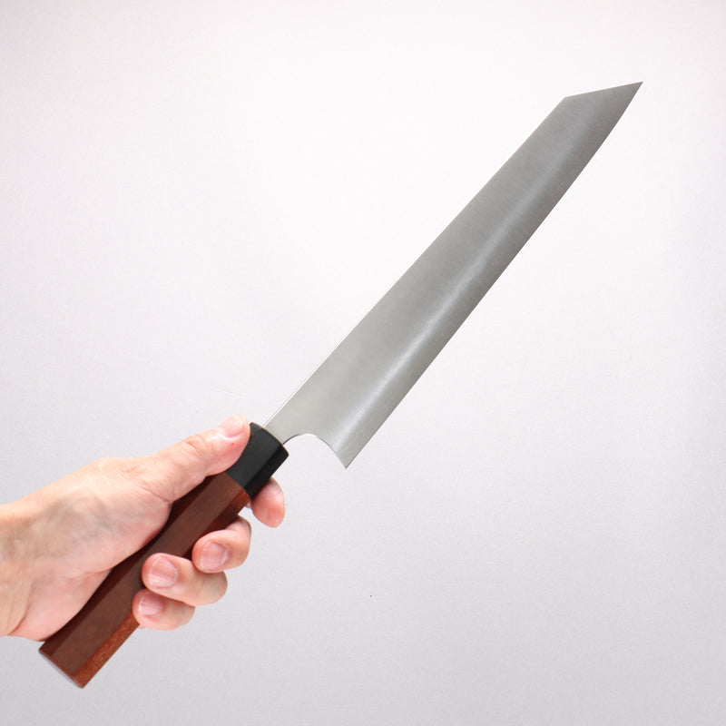 Shibata Takayuki Koutetsu Blue Super Sujihiki 270mm Rosewood (Ferrule: Black Pakka Wood) Handle - Japannywholesale