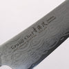 Sakai Takayuki Seigaiha (Blue Ocean Wave) Böhler SP Steel 45 Layer Damascus Migaki Finished Gyuto 210mm Black Pakka wood Handle - Japannywholesale