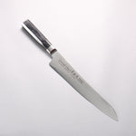 Sakai Takayuki Seigaiha (Blue Ocean Wave) Böhler SP Steel 45 Layer Damascus Migaki Finished Sujihiki 240mm Black Pakka wood Handle - Japannywholesale