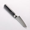 Sakai Takayuki Seigaiha (Blue Ocean Wave) Böhler SP Steel 45 Layer Damascus Migaki Finished Kengata Paring 80mm Black Pakka wood Handle - Japannywholesale