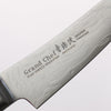 Sakai Takayuki Seigaiha (Blue Ocean Wave) Böhler SP Steel 45 Layer Damascus Migaki Finished Kengata Paring 80mm Black Pakka wood Handle - Japannywholesale