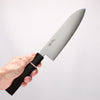 Seisuke VG10 33 Layer Damascus Santoku 180mm Ebony Wood(With White Ring) Handle - Japannywholesale