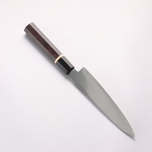 Seisuke VG10 33 Layer Damascus Petty-Utility 150mm Ebony Wood(With White Ring) Handle - Japannywholesale