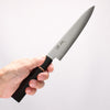 Seisuke VG10 33 Layer Damascus Petty-Utility 150mm Ebony Wood(With White Ring) Handle - Japannywholesale