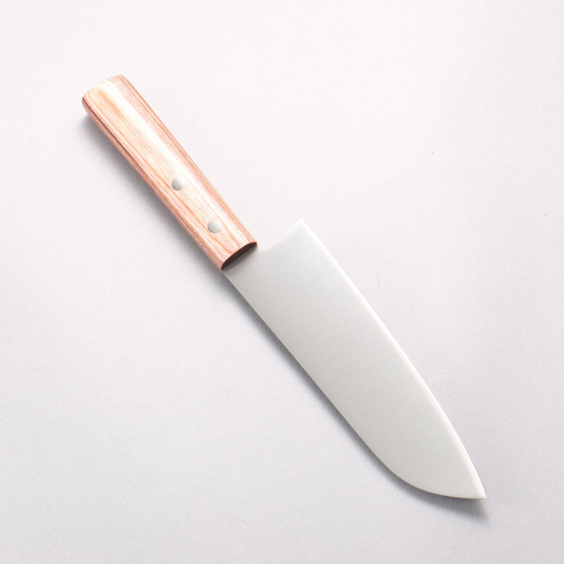 Kanetsune 555 Series DSR-1K6 Santoku 165mm Red Pakka wood Handle - Japannywholesale