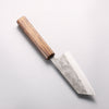 Oul SLD Nashiji Small Bunka  125mm Oak (Baikoku / Soot Black) Handle 