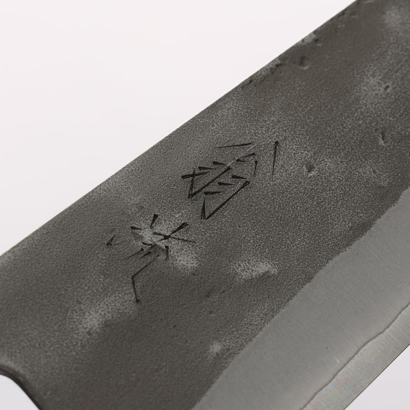 Oul SLD Nashiji Small Bunka  125mm Oak (Baikoku / Soot Black) Handle 