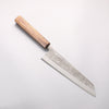 Oul SLD Nashiji Kiritsuke Gyuto  200mm Oak (Baikoku / Soot Black) Handle 