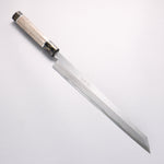 Sakai Takayuki Byakko White Steel No.1 Kiritsuke Yanagiba  300mm Stabilized wood Handle with Sheath