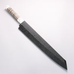 Sakai Takayuki Byakko White Steel No.1 Kiritsuke Yanagiba  300mm Stabilized wood Handle with Sheath