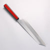 Kagekiyo White Steel No.1 Kiritsuke Gyuto  240mm Akaro Lacquered (Magnolia) Handle