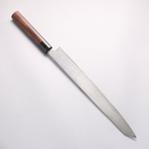 Jikko White Steel No.2 Kiritsuke Yanagiba 300mm Shitan Handle - Japannywholesale