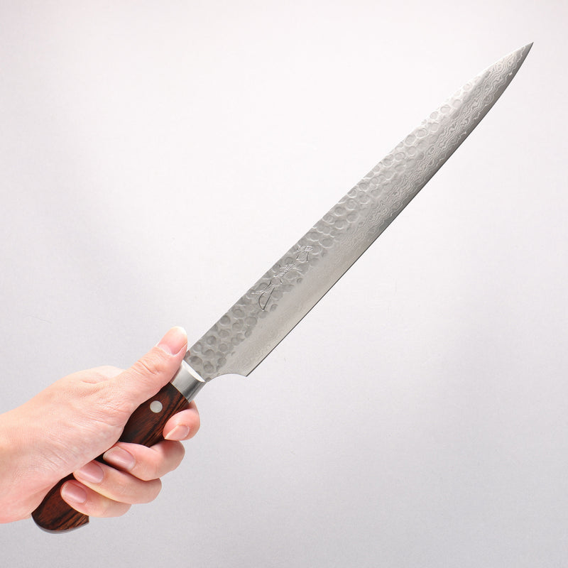 Jikko VG10 17 Layer Yanagiba  300mm Mahogany Handle