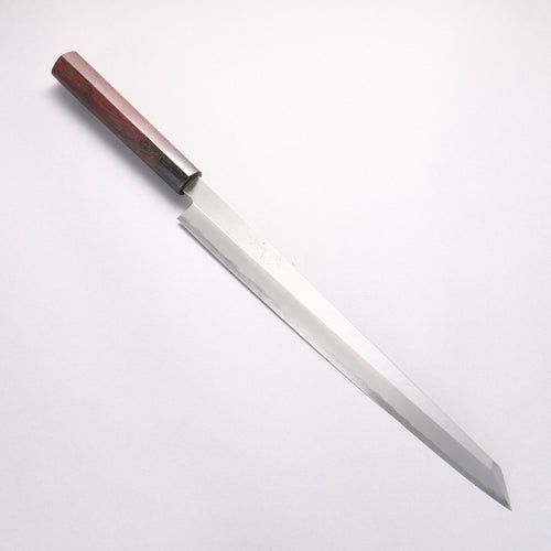 Jikko White Steel No.2 Kiritsuke Yanagiba 330mm Shitan Handle - Japannywholesale