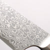 Kajin ZDP189 Damascus Migaki Finished Kiritsuke Santoku  165mm Abalone Inlay Handle 