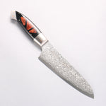 Kajin ZDP189 Damascus Migaki Finished Santoku  165mm Abalone Inlay Handle