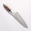 Kajin ZDP189 Damascus Migaki Finished Santoku  165mm Abalone Inlay Handle
