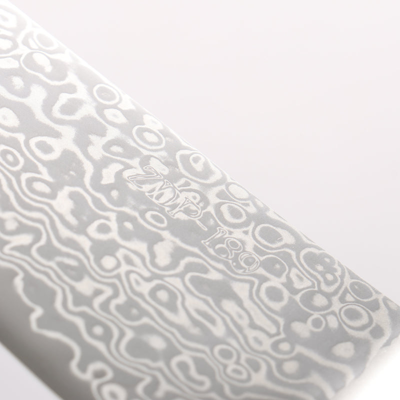 Kajin ZDP189 Damascus Migaki Finished Kiritsuke Gyuto  210mm Chinese Quince Burl Inlay Handle