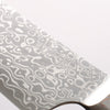 Kajin ZDP189 Damascus Migaki Finished Kiritsuke Santoku  165mm Chinese Quince Burl Inlay Handle
