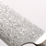 Kajin ZDP189 Damascus Migaki Finished Kiritsuke Santoku  165mm Chinese Quince Burl Inlay Handle