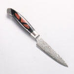 Kajin ZDP189 Damascus Migaki Finished Petty-Utility  95mm Chinese Quince Burl Inlay Handle
