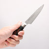 Kajin ZDP189 Damascus Migaki Finished Petty-Utility  95mm Chinese Quince Burl Inlay Handle