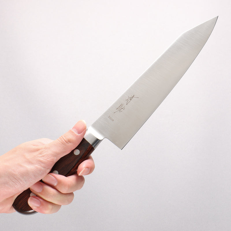 Seisuke VG10 Kiritsuke Gyuto  210mm Mahogany Handle