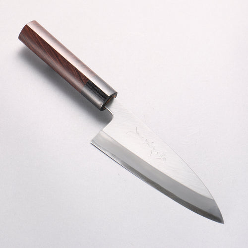 Jikko White Steel No.2 Deba 150mm Shitan Handle - Japannywholesale