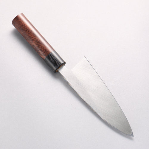 Jikko White Steel No.2 Deba 150mm Shitan Handle - Japannywholesale