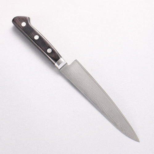 Kanetsune VG10 33 Layer Damascus Petty-Utility 150mm Pakka wood Handle - Japannywholesale