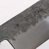 Seisuke Silver Steel No.3 Nashiji Nakiri  165mm Ebony Wood Handle 