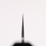 Seisuke Silver Steel No.3 Nashiji Nakiri  165mm Ebony Wood Handle 