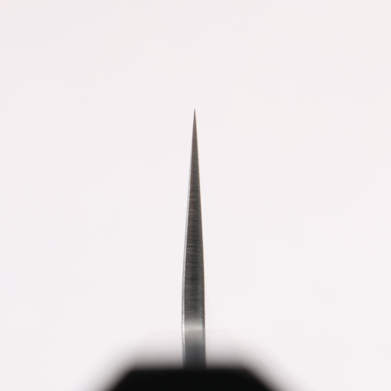 Seisuke Silver Steel No.3 Nashiji Nakiri  165mm Ebony Wood Handle 
