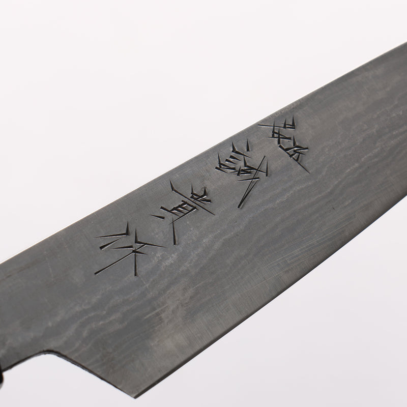 Shigeki Tanaka Blue Steel No.2 Damascus Petty-Utility  120mm Walnut Handle 