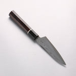 Shigeki Tanaka Blue Steel No.2 Damascus Petty-Utility  120mm Ebony Wood Handle 