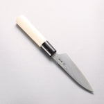 Shigeki Tanaka Blue Steel No.2 Damascus Petty-Utility  120mm Magnolia  (Ferrule: Water Buffalo Horn) Handle 