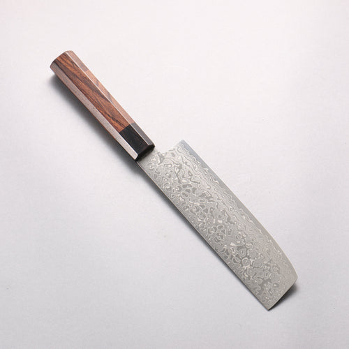 Seisuke AUS10 Damascus Nakiri 165mm Shitan Handle