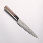 Higuchi VG10 Damascus Migaki Finished Petty-Utility  150mm Rosewood (Ferrule: Black Pakka Wood) Handle 