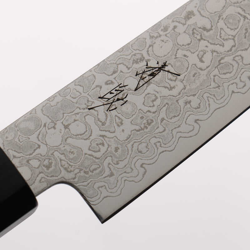 Higuchi VG10 Damascus Migaki Finished Petty-Utility  150mm Rosewood (Ferrule: Black Pakka Wood) Handle 
